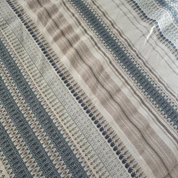 Coyuchi Lost Coast Organic King/Cal King Size Duvet Cover Color Marine with Gray - Picture 6 of 11